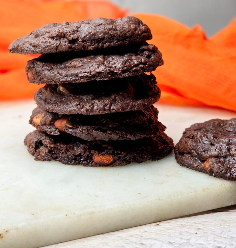 Brownie Almond Cookies