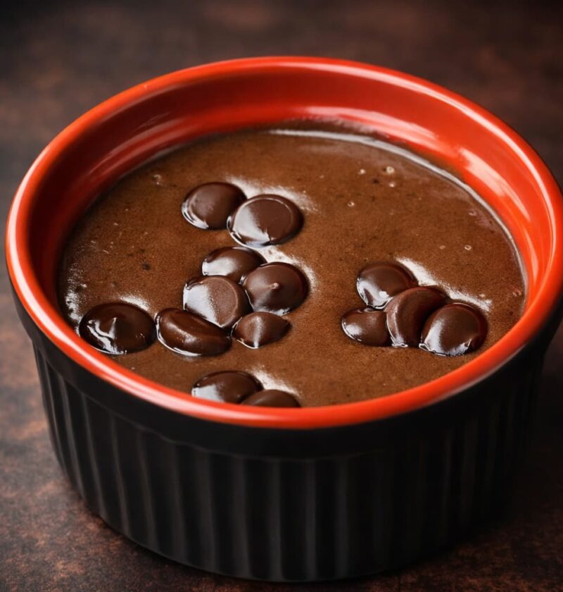 Eggless Baked Dark Chocolate Yogurt