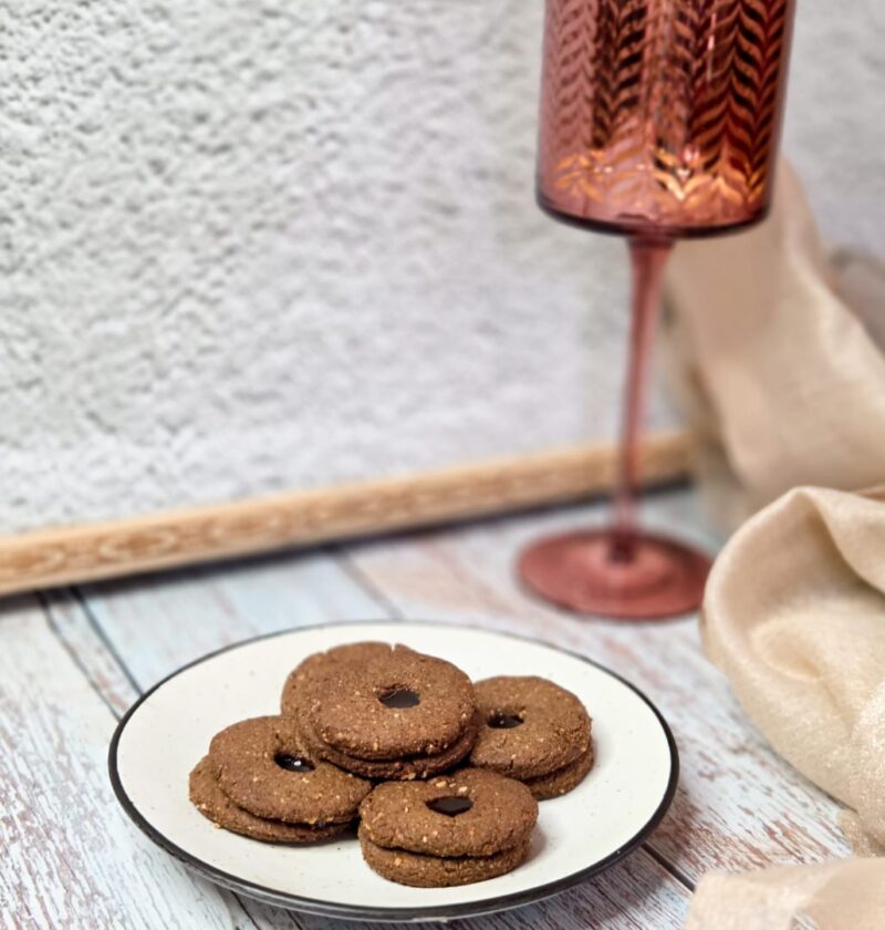Eggless Buckwheat Jaggery Cookies