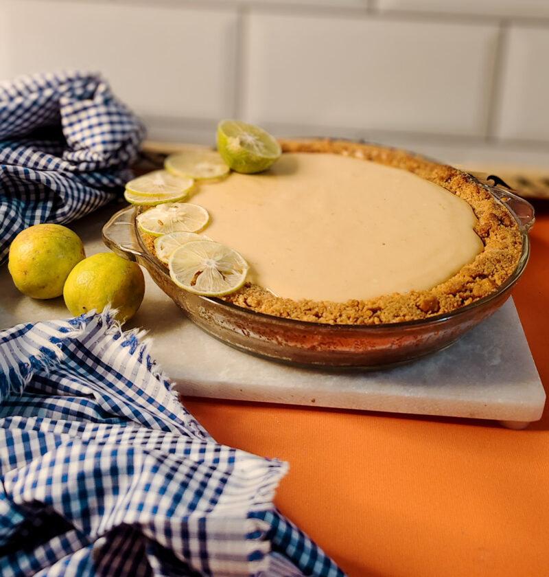Eggless Key Lime Pie