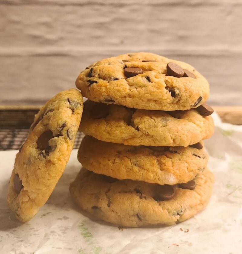 Eggless Malted Milk Powder Chocolate Chip Cookies