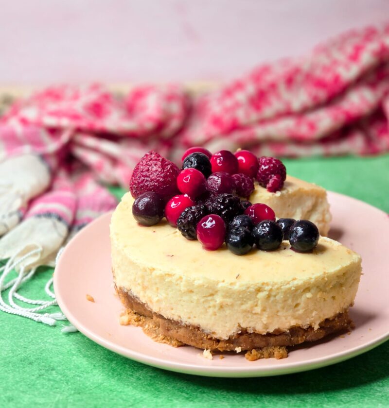 Eggless New York Chessecake